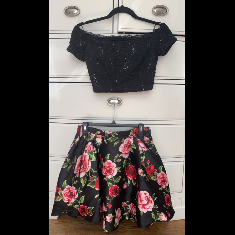 Two Piece Homecoming Dress